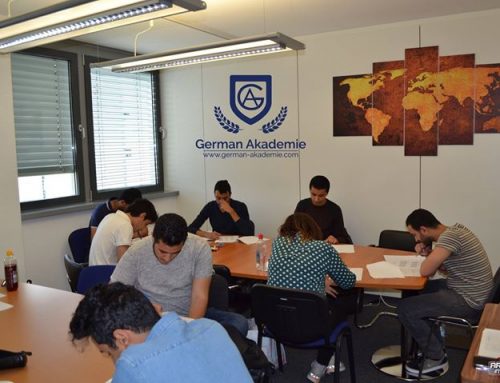 انعقاد امتحان المستوى الاول من اللغة الالمانية A1 في معهد German Akademie في شتوتغارت – المانيا